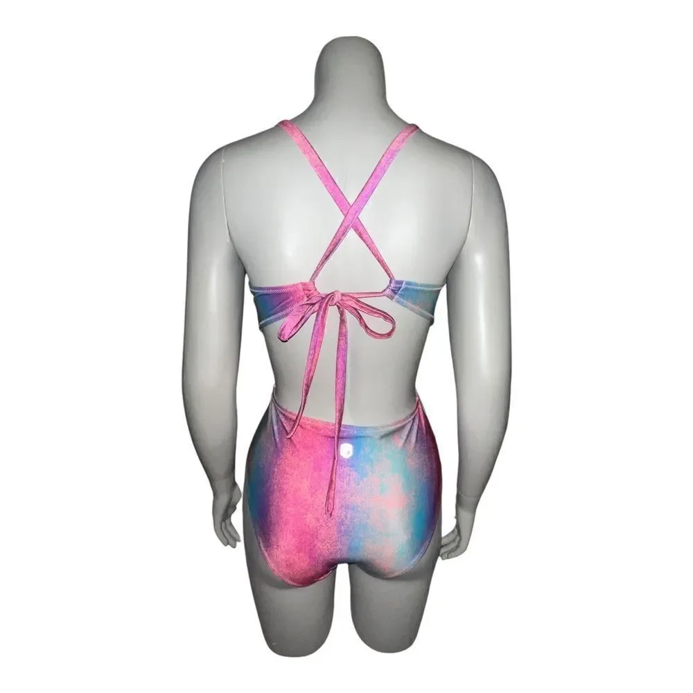 Born Primitive Multicolor Isle One Piece Swimsuit Small New